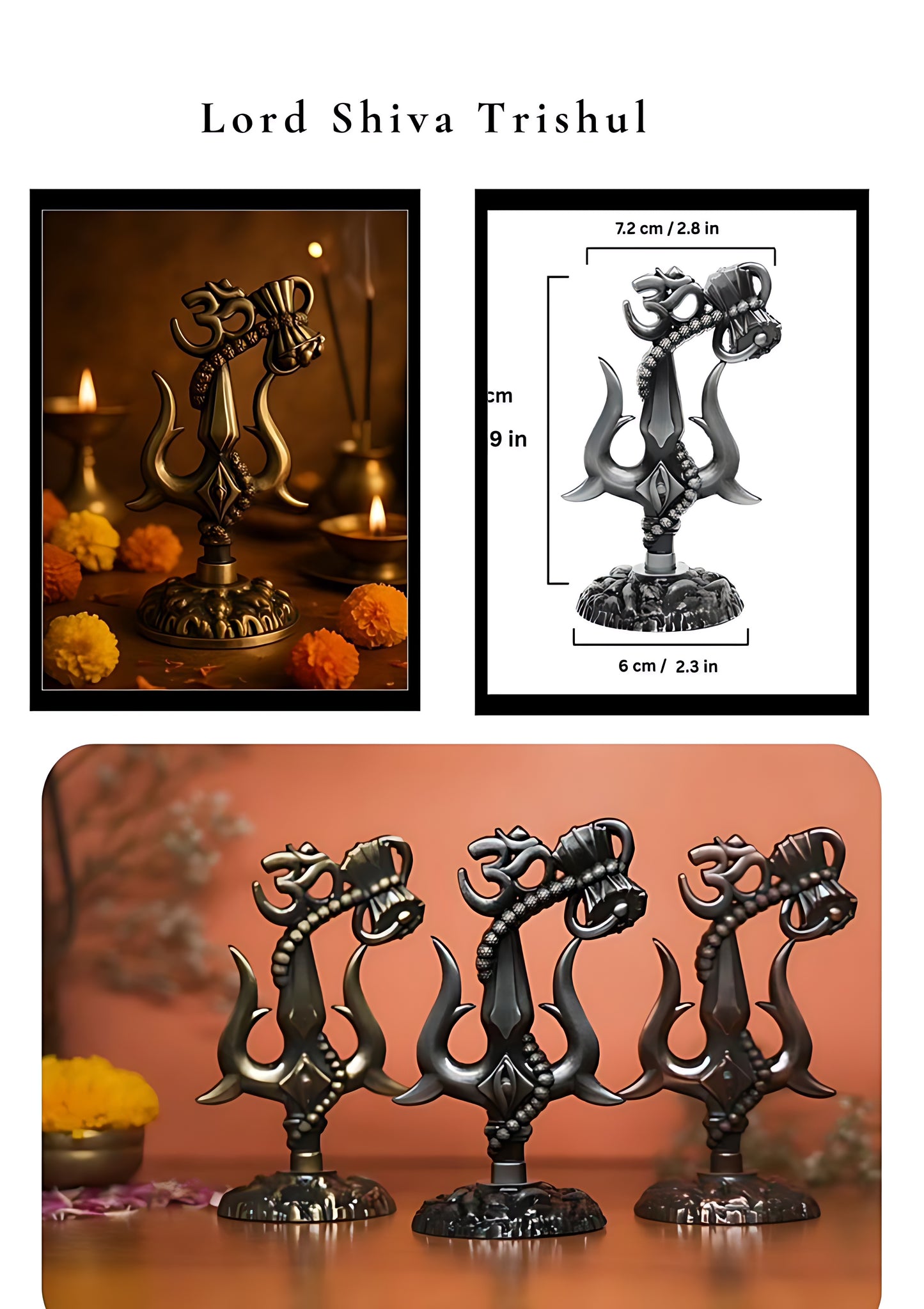 Handcrafted | Home Decor | Lord Shiva Trishul