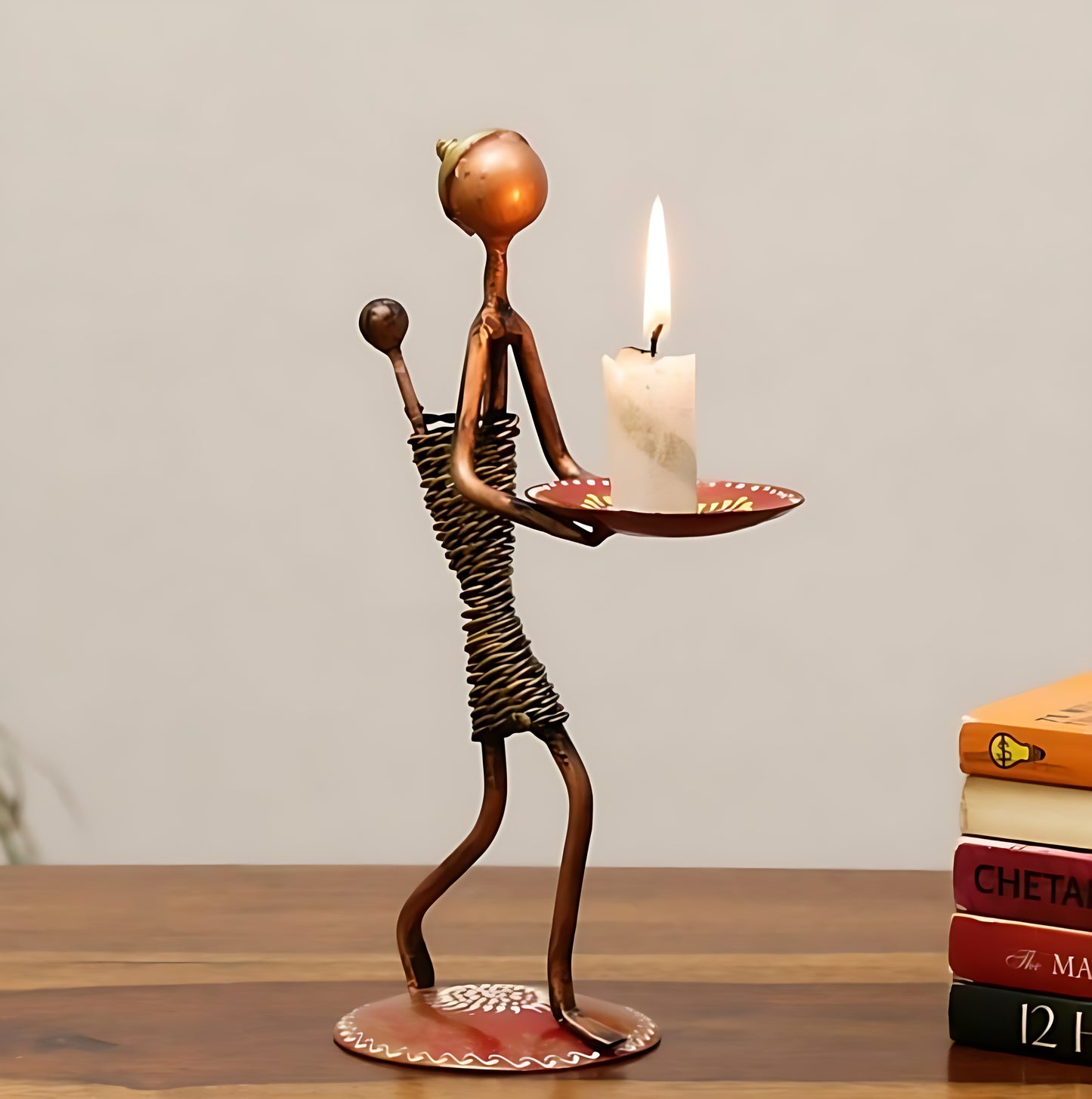 Handcrafted | Home Decor | Lady Baby Single Candle Stand