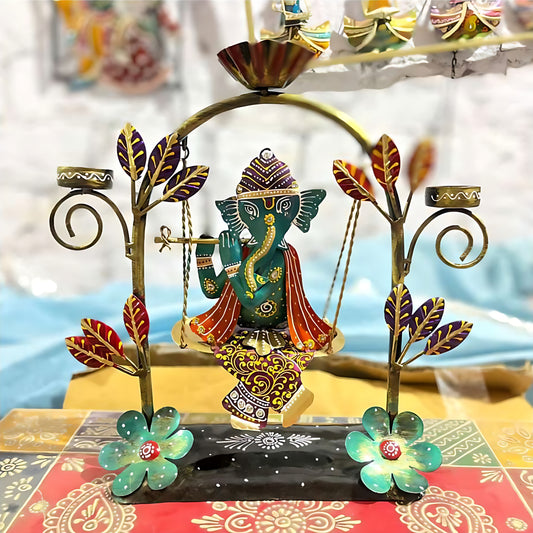 Handcrafted | Home Decor | Ganesh Jhula T Lite