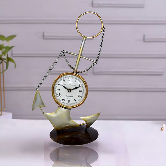 Handcrafted | Home Decor | Anchor Clock